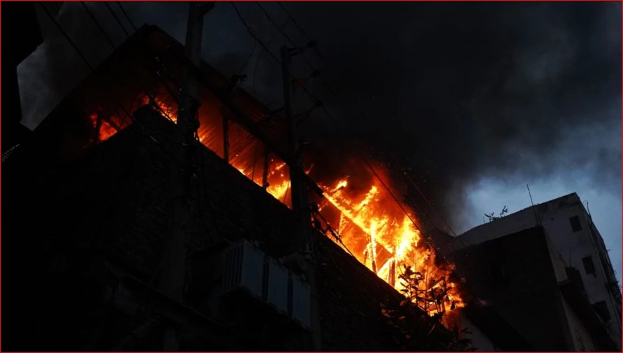 Chawkbazar building fire under control