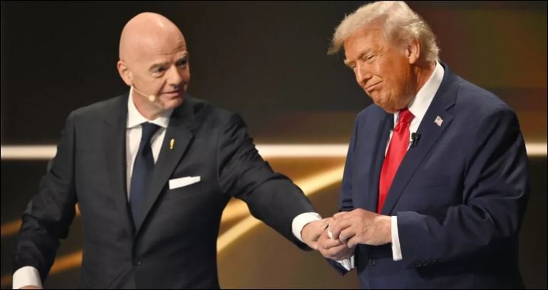 Complaints lodged over FIFA chief's support for Trump and peace prize