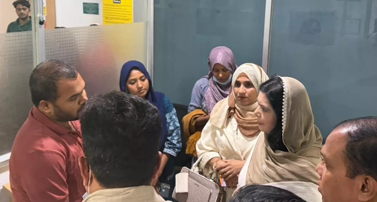 Zubaida visits gun-attack victim Hadi's family