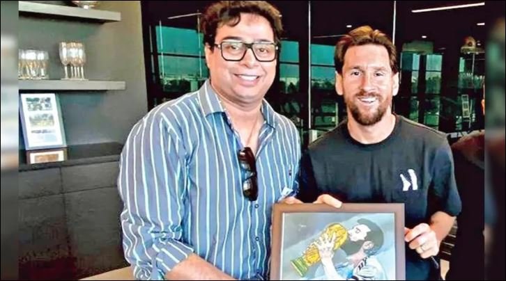 Satadru Dutta held after disorder at Messi’s Kolkata programme