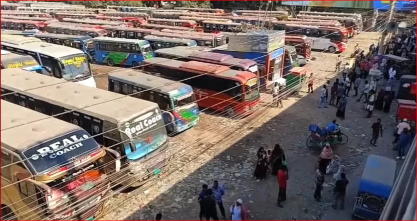 Cumilla bus services suspended as owners enforce strike