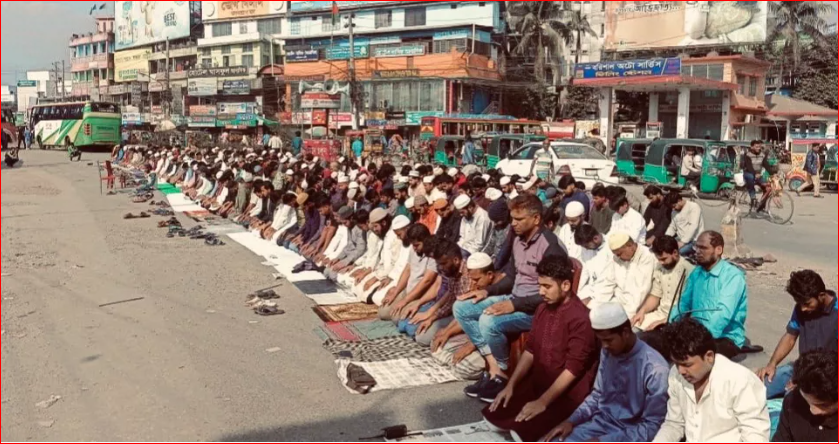 Protest over Hadi’s death blocks Dhaka-Barishal highway
