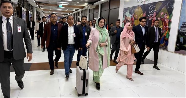 Dr Zubaida flies back to London