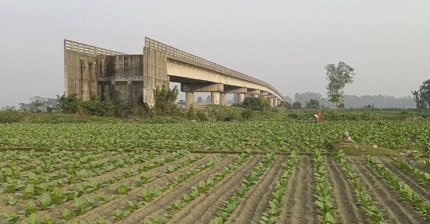 A costly bridge in Manikganj waiting for roads