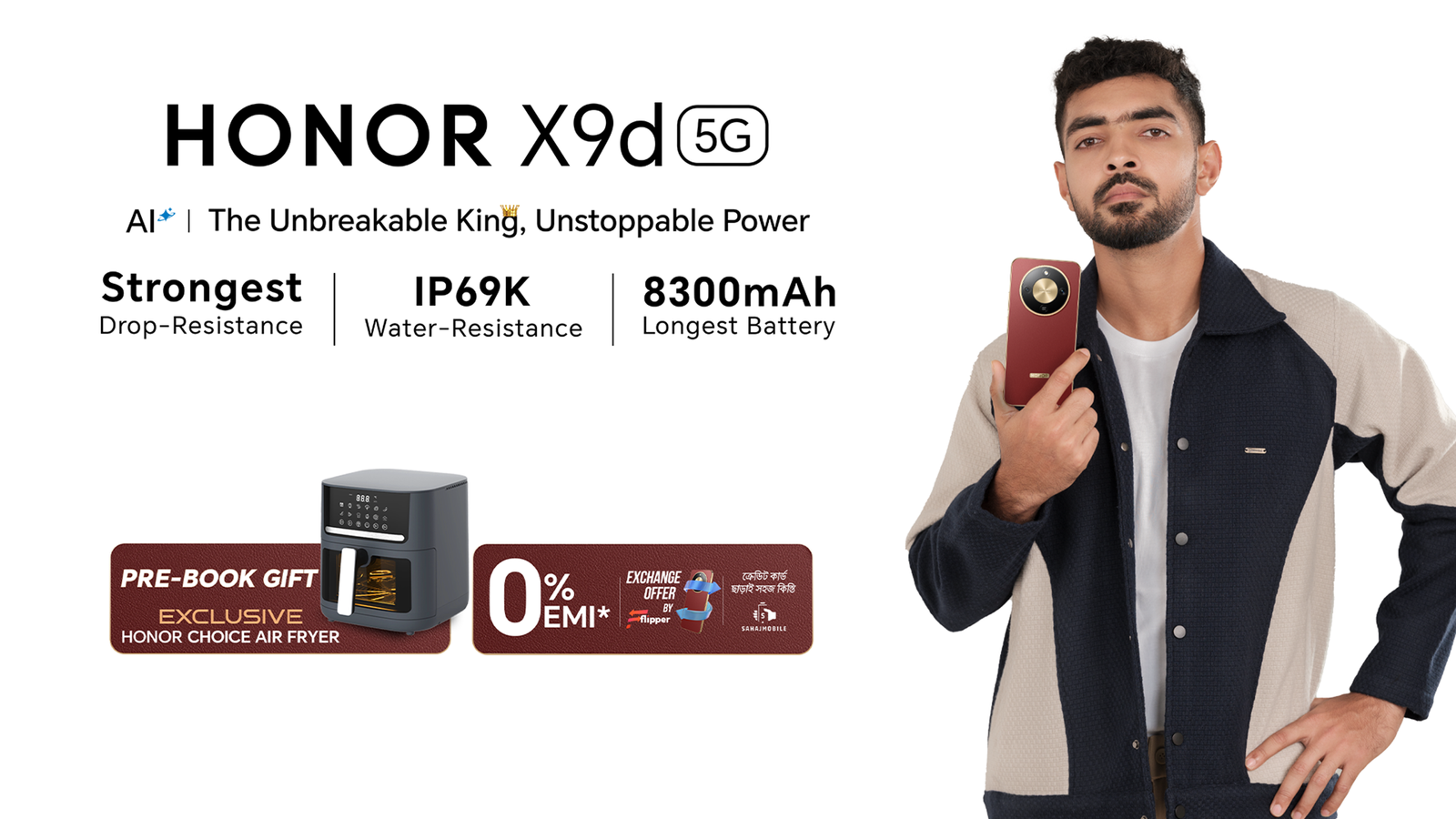 HONOR launches Guinness World record holder X9d in Bangladesh