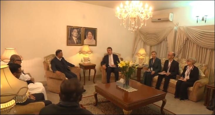EU Chief Election observer meets Tarique Rahman