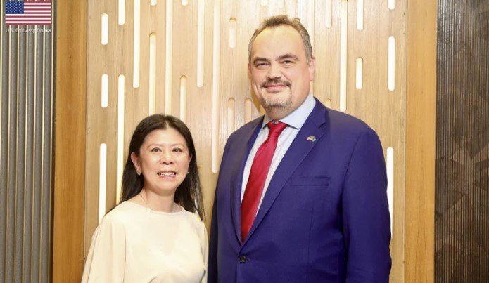 US Ambassador-Designate Brent Christensen arrives in Dhaka