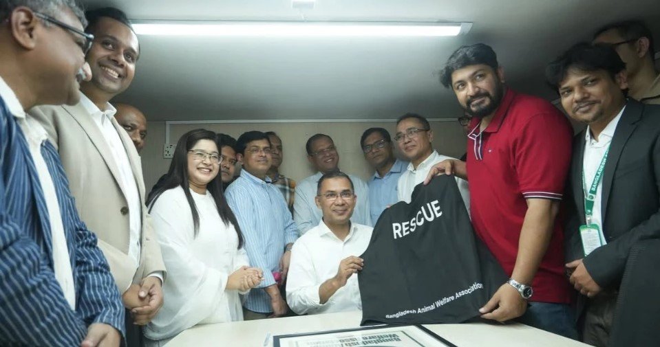Tarique inaugurates free animal clinic in Banani