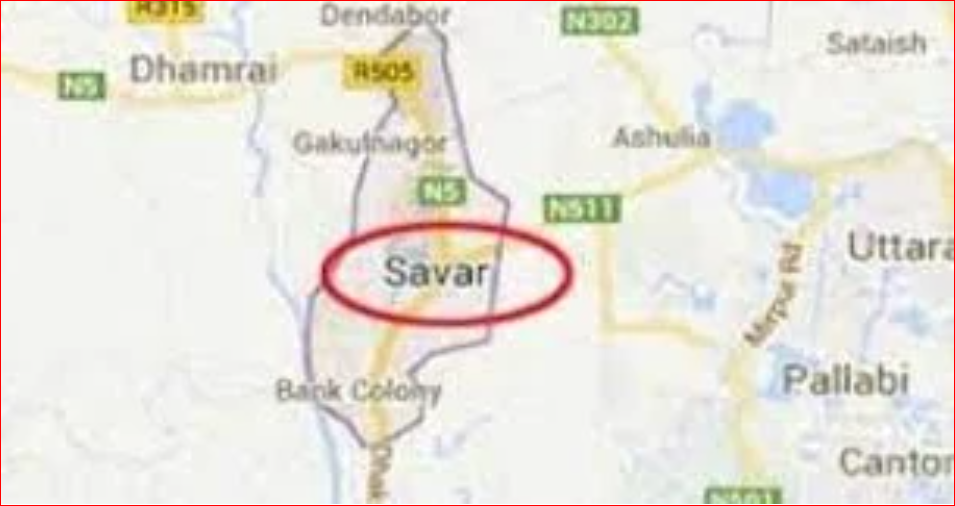 Bus torched in Savar