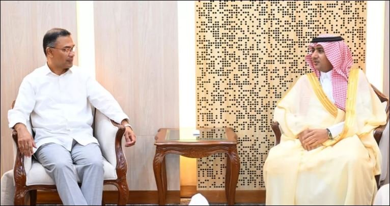 Saudi Ambassador meets PM Tarique Rahman 