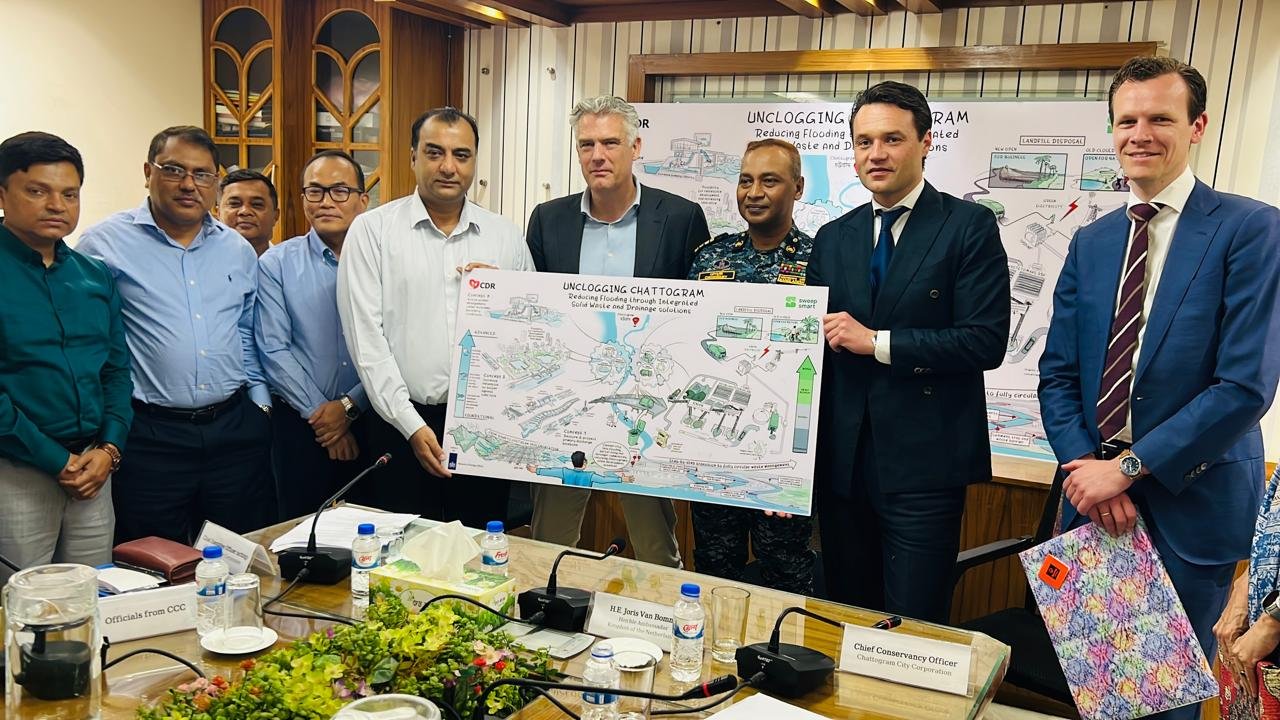 CCC-Netherlands initiative to introduce modern technology in waste and drainage management in Ctg