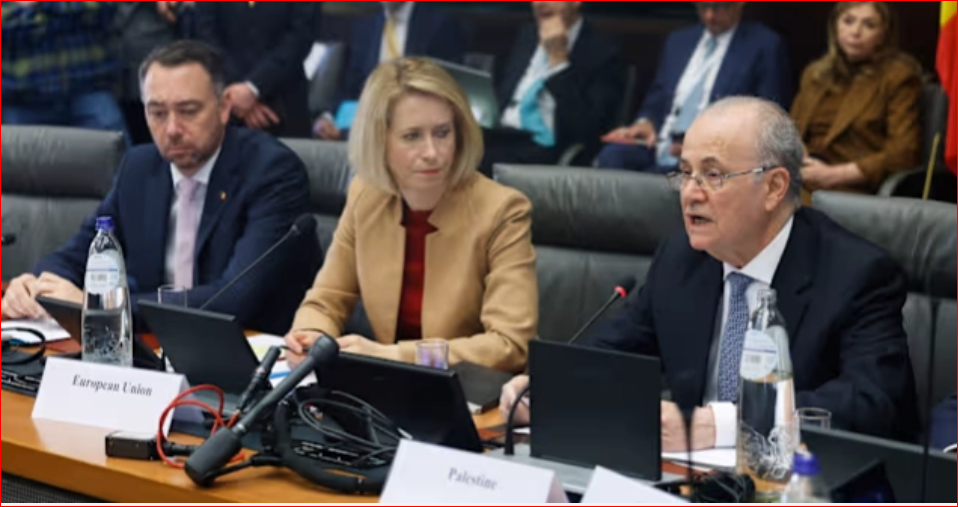 EU hosts Palestinian PM as over 60 nations meet on Gaza, West Bank peace