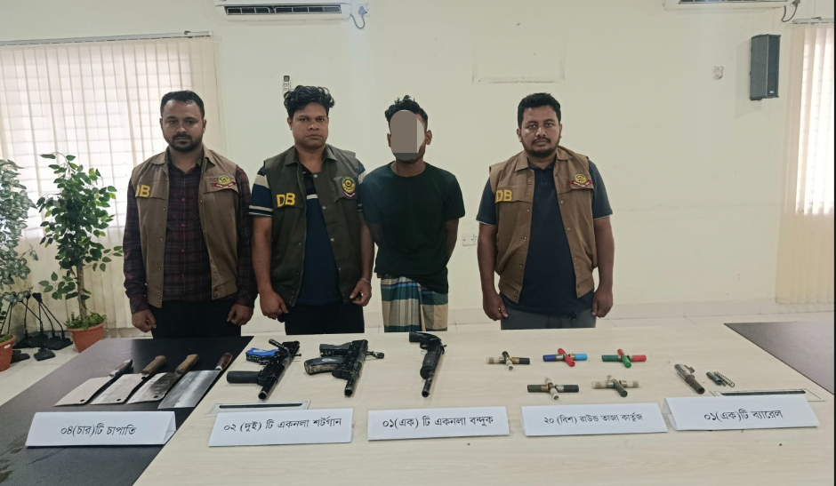 CMP raids uncover illegal weapons cache, 4 nabbed
