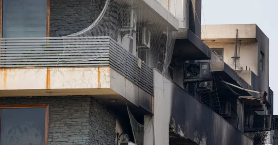 Locked terrace door traps residents in deadly Delhi building fire