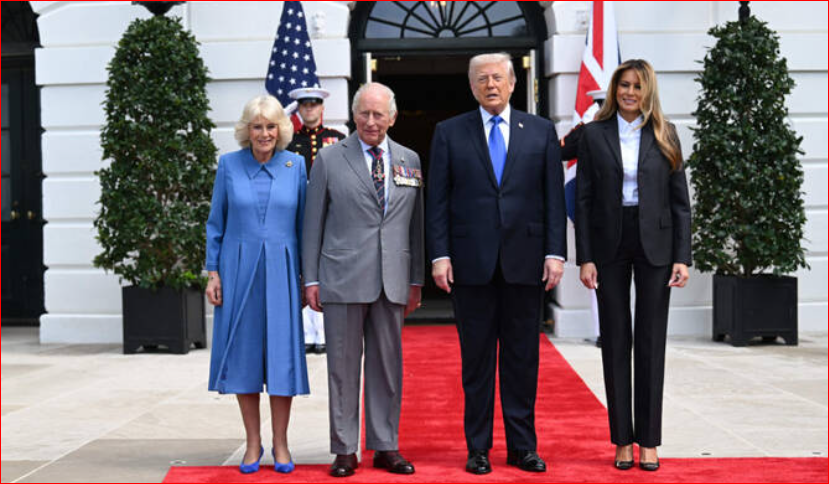 Landmark UK royal visit soothes Trump tensions