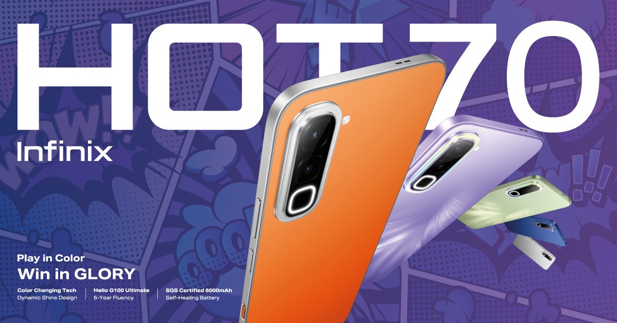 Infinix launches HOT 70