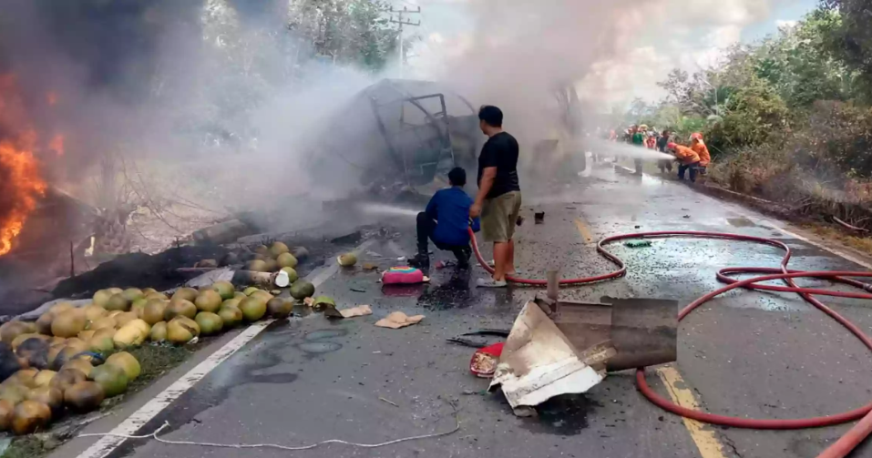 Bus-tanker collision in Indonesia kills at least 16