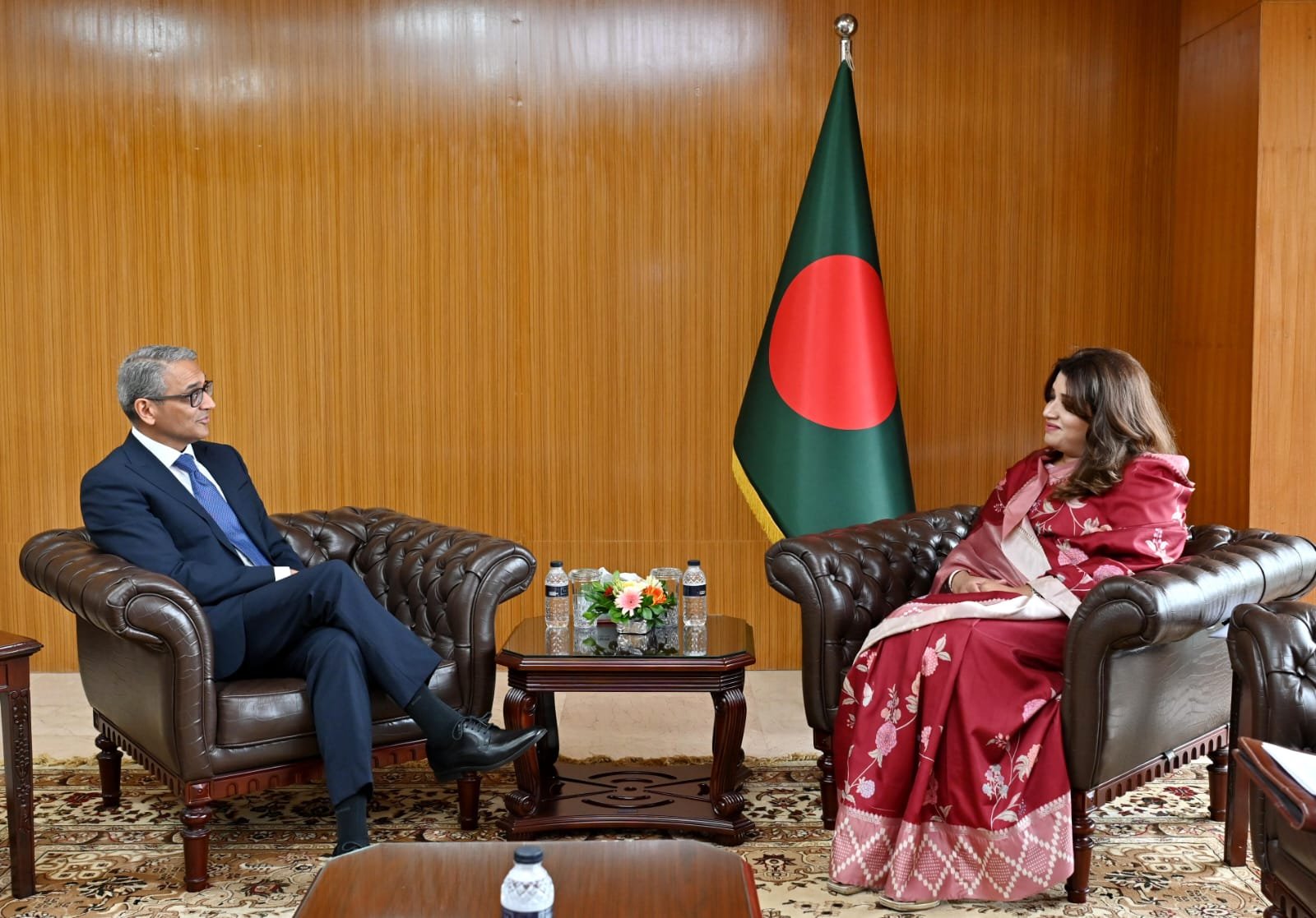 Discusses visit of Rahim Aga Khan V
