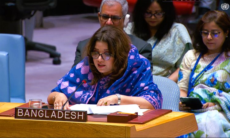 Shama seeks UN backing for women in peacebuilding