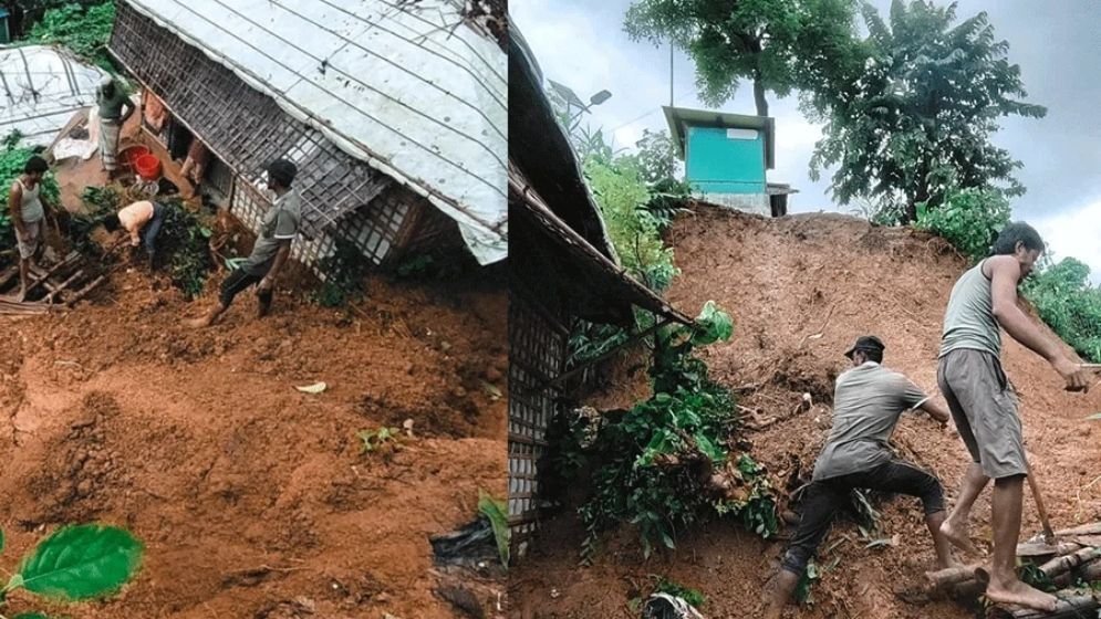 Landslides kill eight at Rohingya camps in Cox's Bazar
