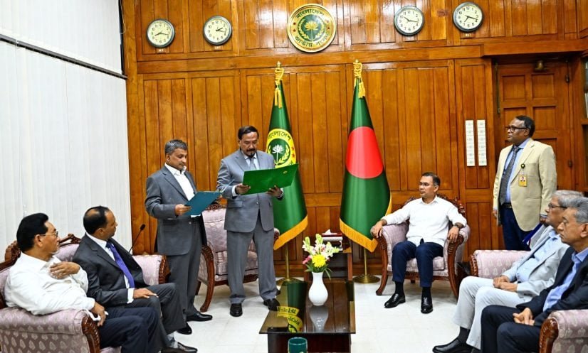 Sarowar Alamgir takes oath as MP