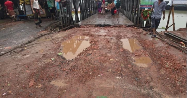 Heavy rain wreaks Tk80cr road damage in Bagerhat