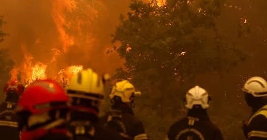 Mass wildfires displace 200,000 across Europe