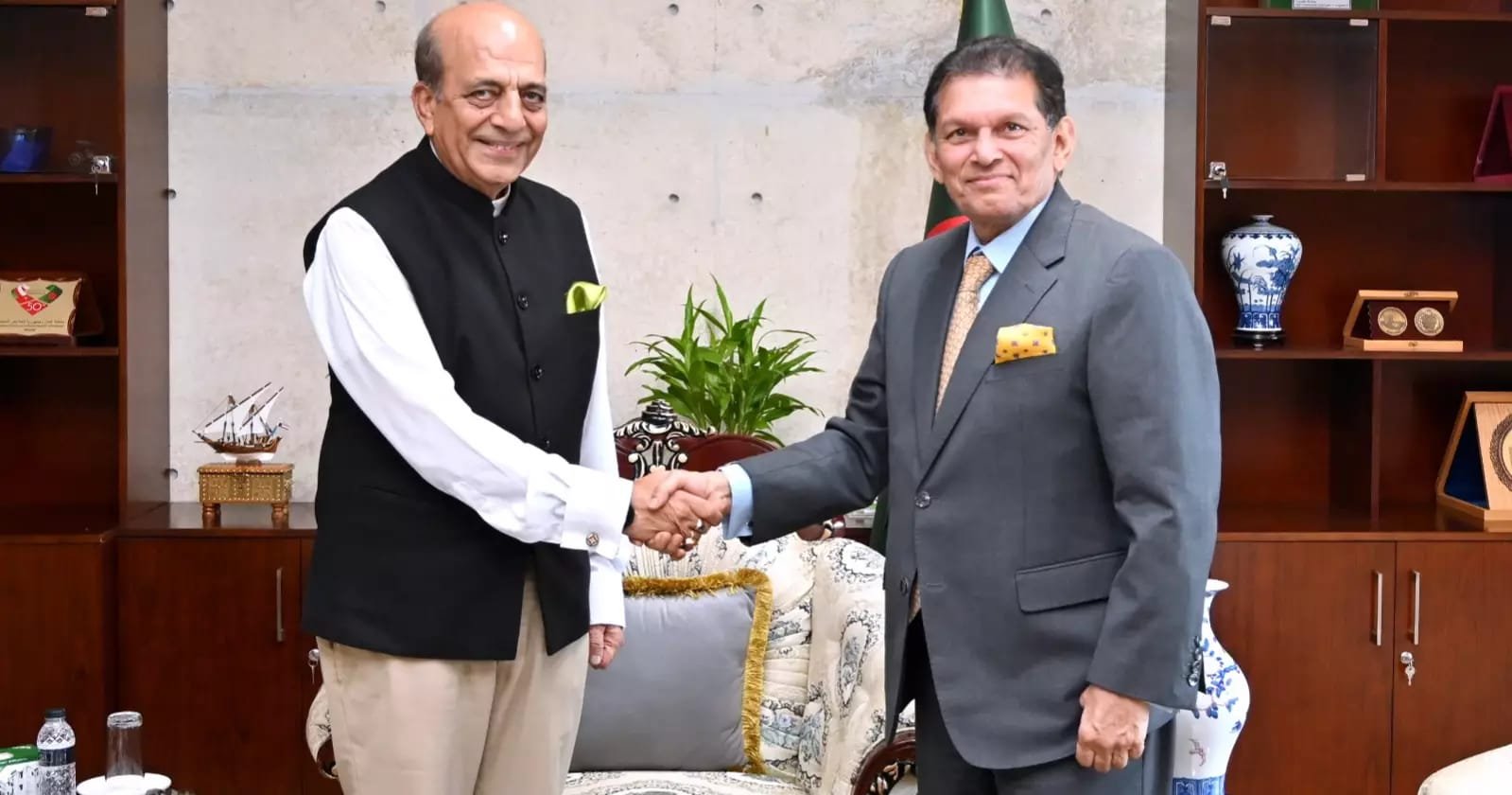 Trivedi says dialogue can resolve all bilateral issues