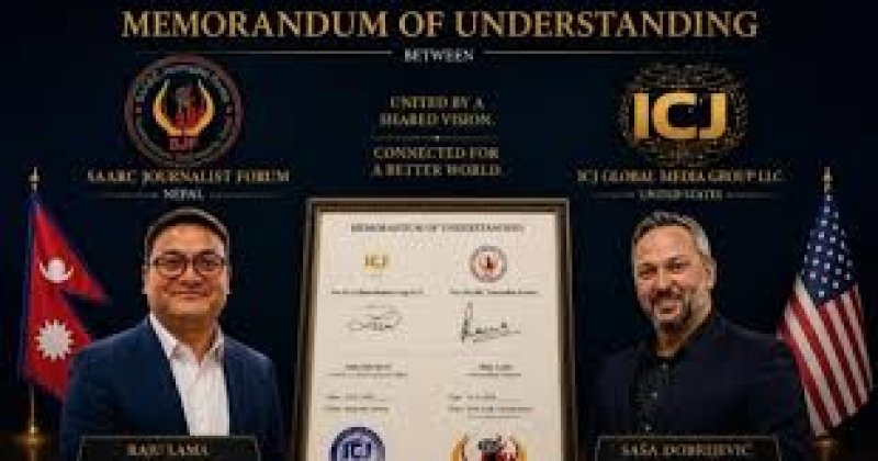 SAARC Journalist Forum signs strategic MoU with ICJ parent