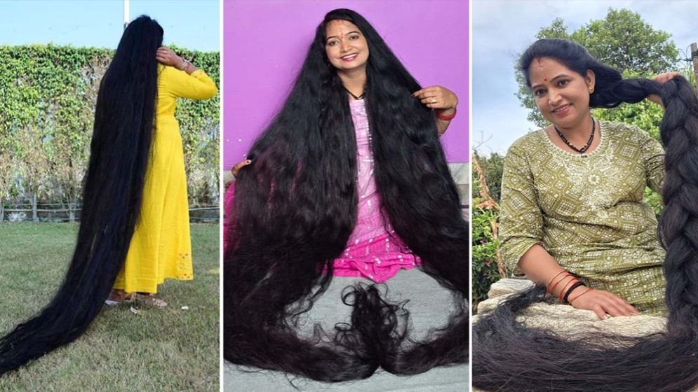 Indian woman sets Guinness record for longest hair
