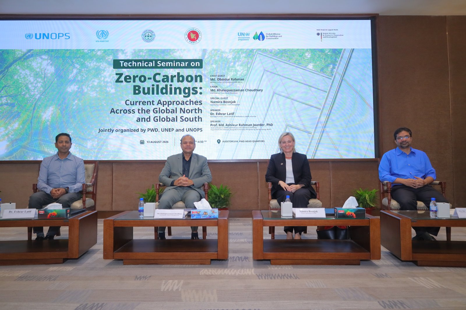  PWD, UNOPS & UNEP support Bangladesh’s drive towards sustainable and Zero-Carbon buildings