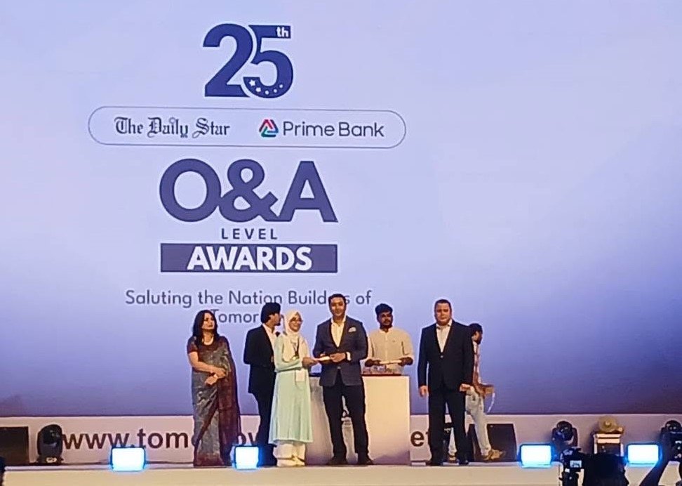 10 Premier School Dhaka students honoured at O & A Level awards