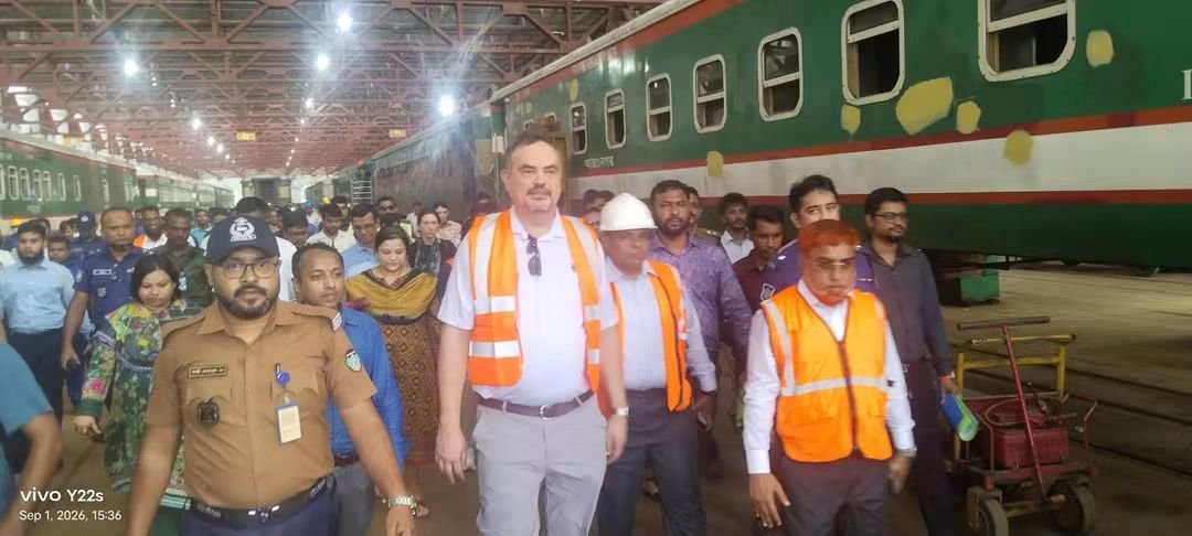 US Ambassador visits Saidpur Railway Workshop