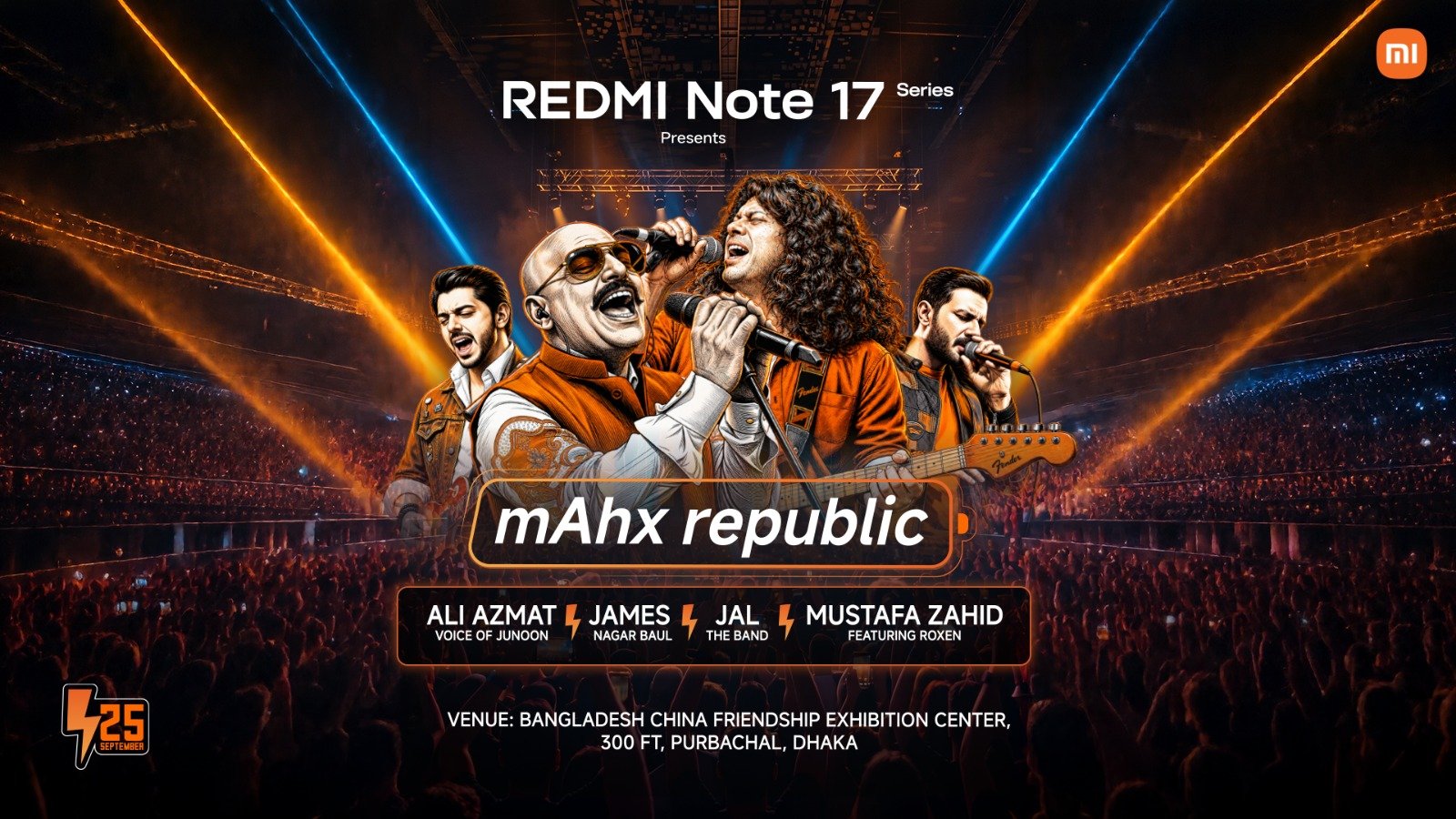 REDMI Note 17 series presents 'mAhx Republic' brings a musical night for Xiaomi fans