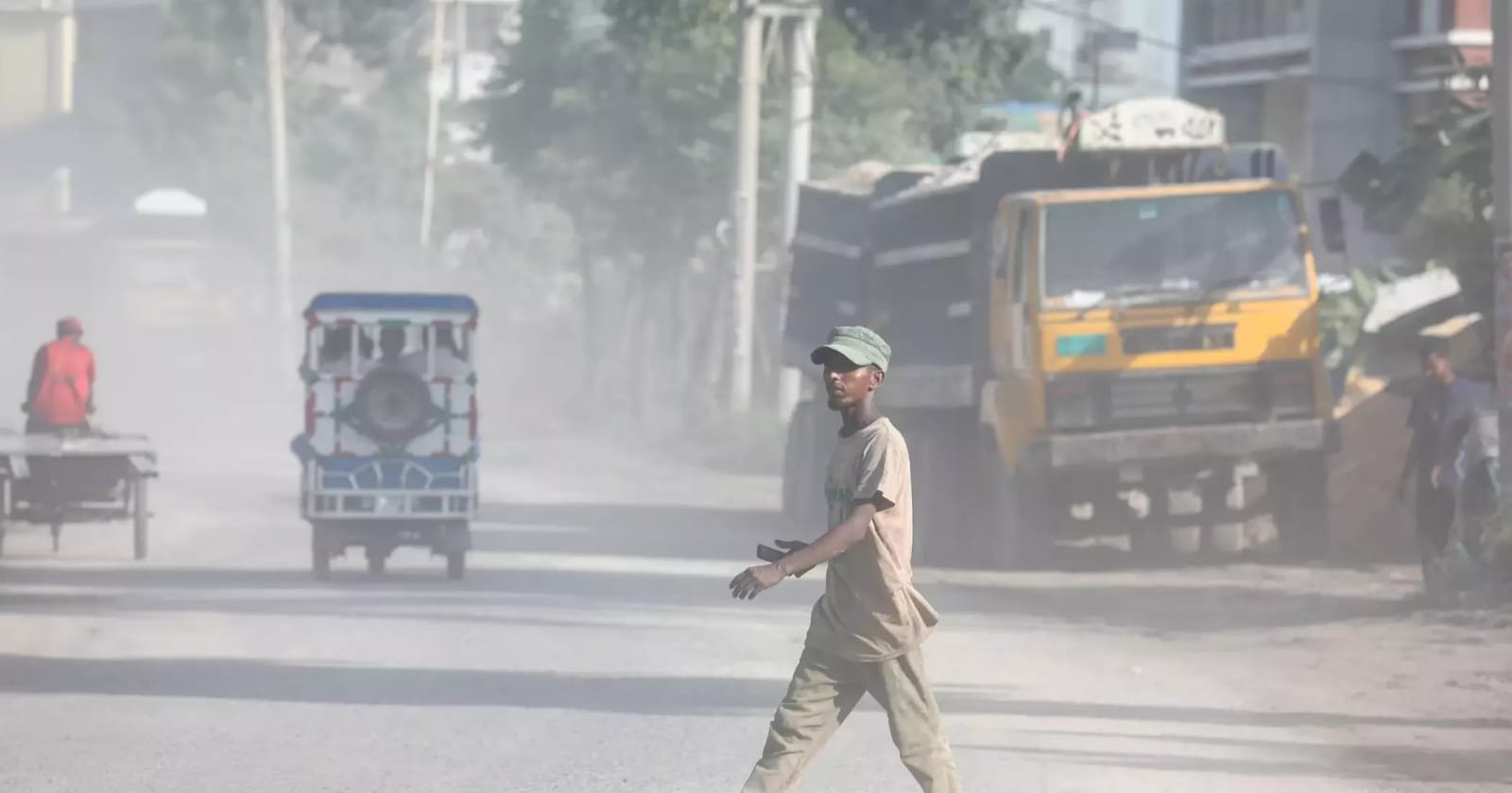Dhaka ranks world's third most polluted city this morning