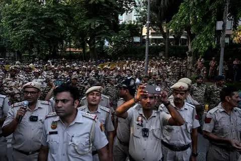 Delhi tightens security ahead of CJP protest over voter rolls
