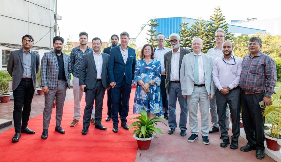 German Vice Minister visits Abul Khair Steel Melting factory